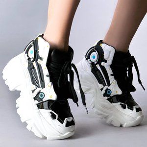 Anthony Wang - WATERMELON 09 Proto Type White Platform Sneakers